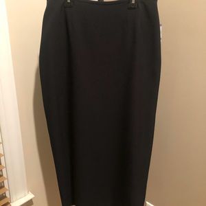 Black pencil skirt
